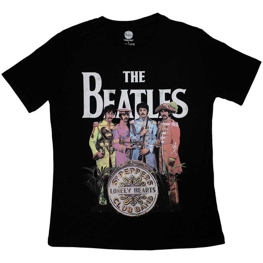 The Beatles Ladies T-Shirt: Sgt Pepper - Zhivago Gifts