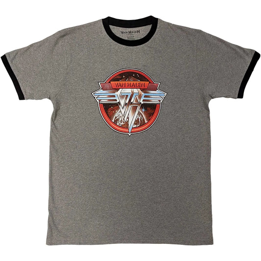 Van Halen Ringer T-Shirt Circle Logo - Zhivago Gifts