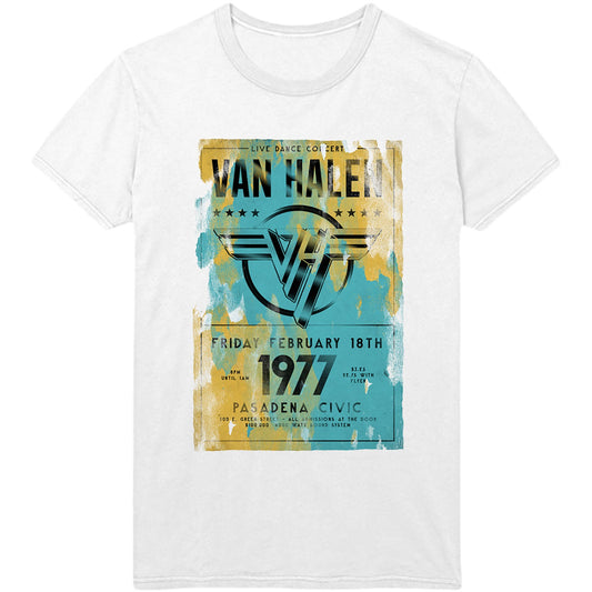 Van Halen T-Shirt Pasadena '77 - Zhivago Gifts